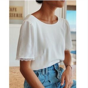 Berthie White Bybel Blouse